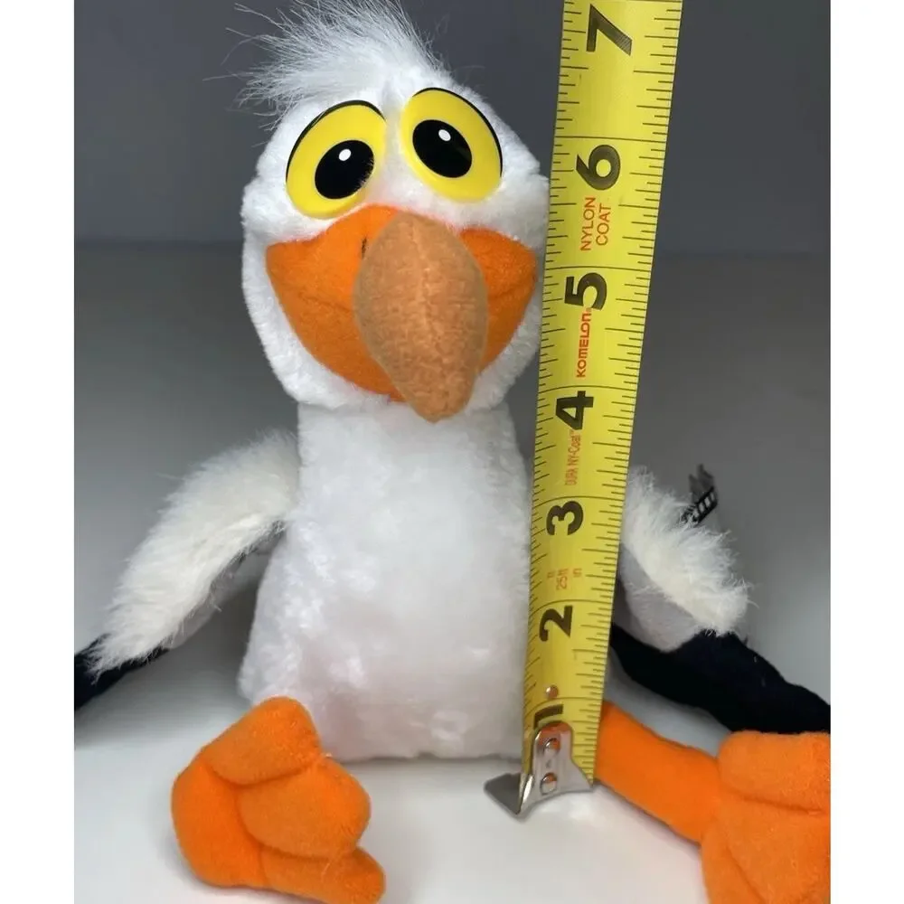 Vintage Disney Parks Scuttle the Seagull Plush 7” The Little Mermaid With Tags